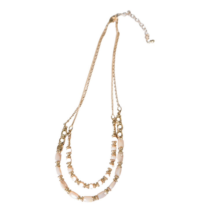 In the Moment Necklace in Nude-Urbanista-Inspired by Justeen-Women's Clothing Boutique