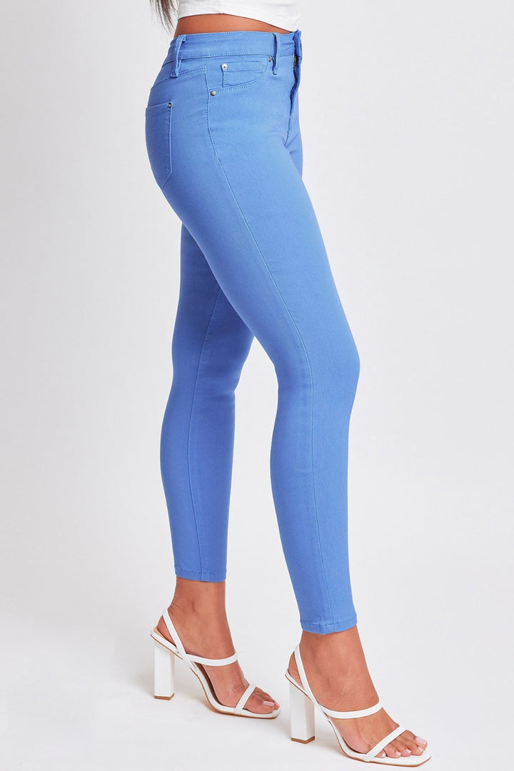 YMI Jeanswear Full Size Hyperstretch Mid-Rise Skinny Pants-Pants-Inspired by Justeen-Women's Clothing Boutique in Chicago, Illinois