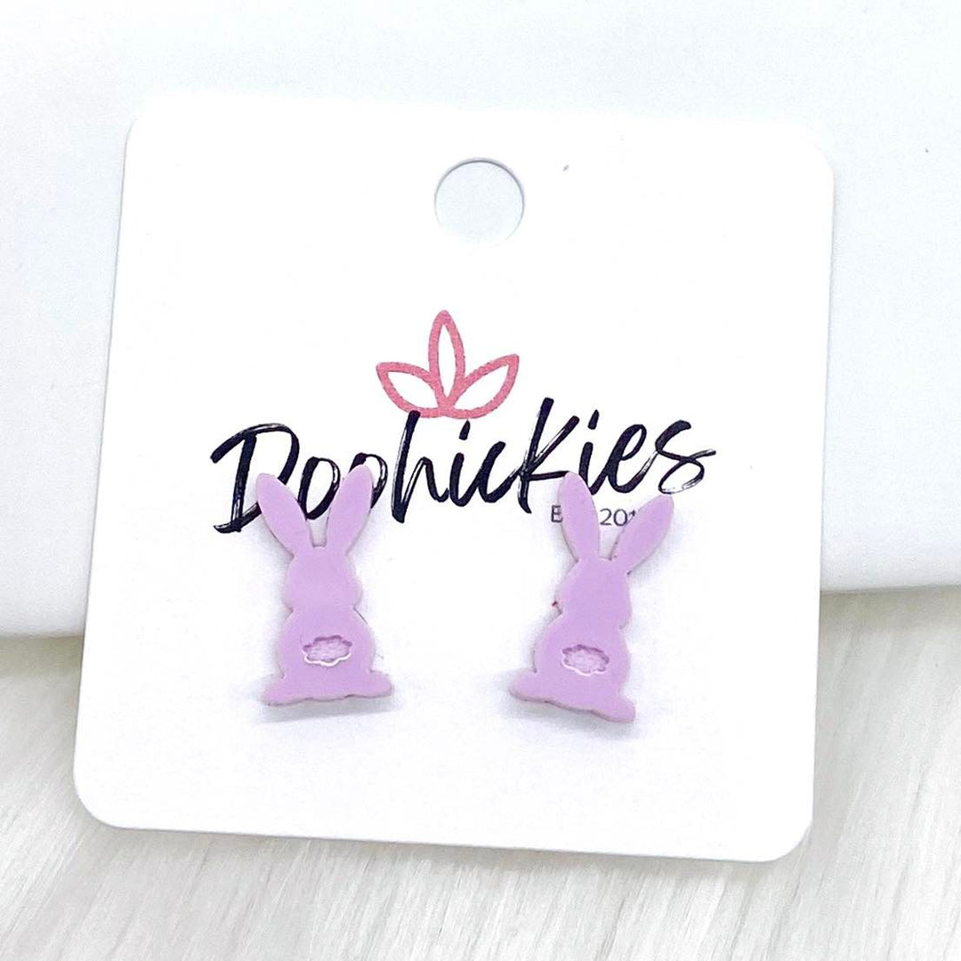 16mm Pastel Bunny Acrylic Studs - Easter Earrings-Earrings-Inspired by Justeen-Women's Clothing Boutique