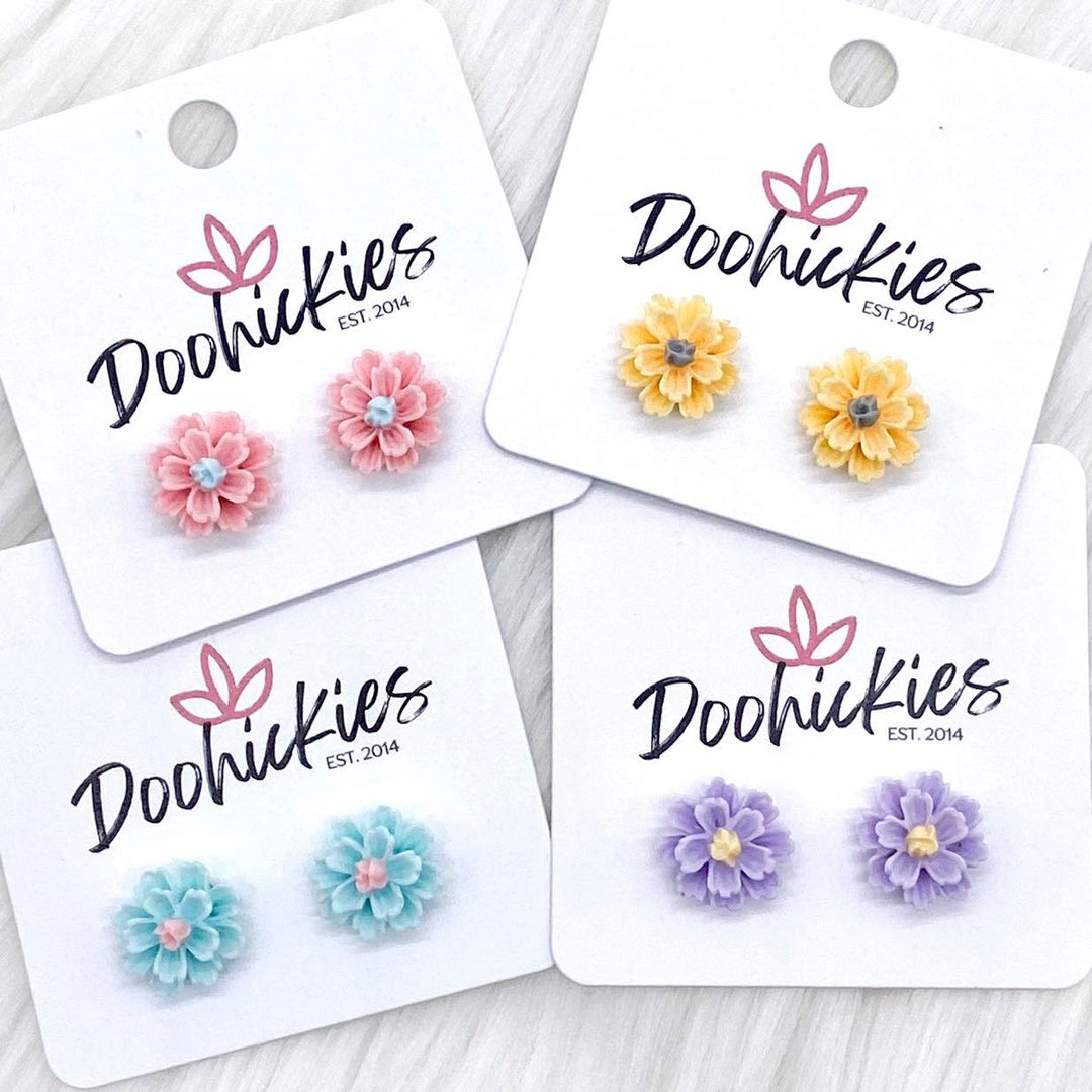 12mm Spring Wildflower Dayzz Studs -Earrings-Earrings-Inspired by Justeen-Women's Clothing Boutique