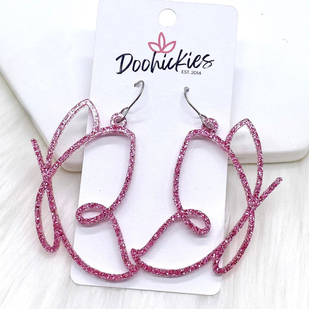 2.5" Butterfly Acrylics -Earrings-Earrings-Inspired by Justeen-Women's Clothing Boutique