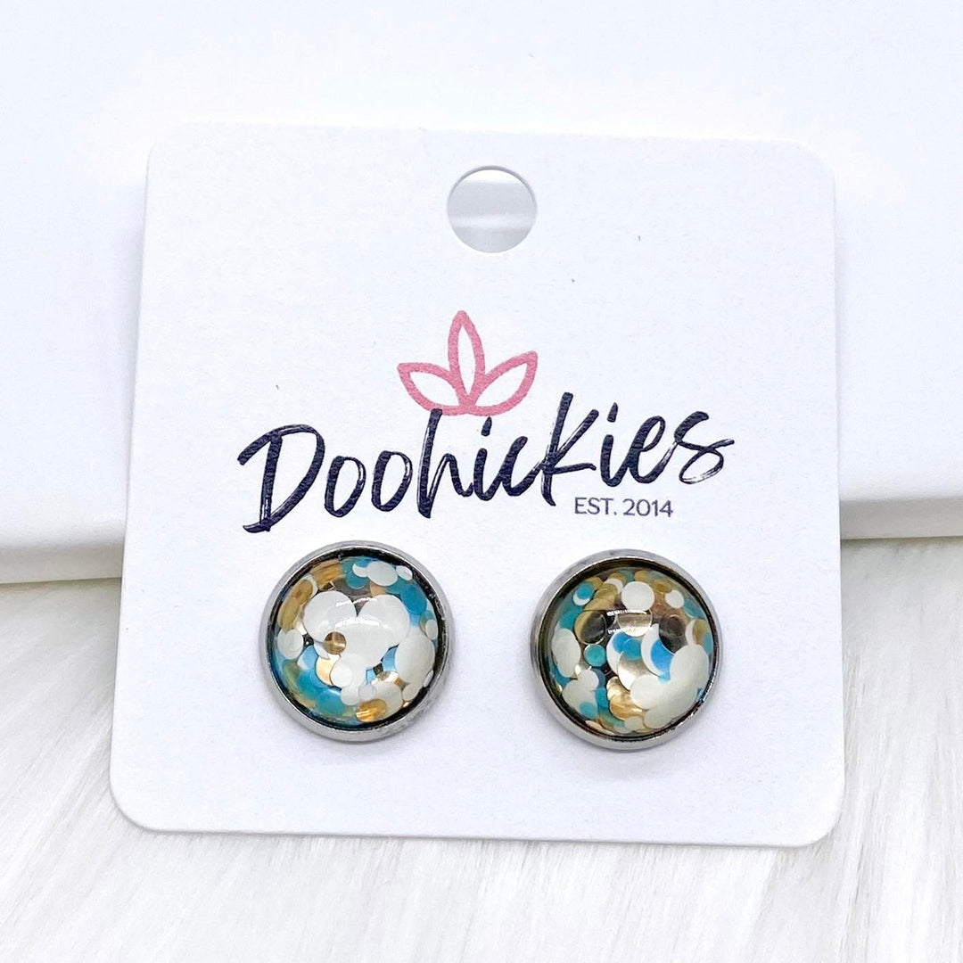 12mm Confetti Drops -Earrings-Earrings-Inspired by Justeen-Women's Clothing Boutique