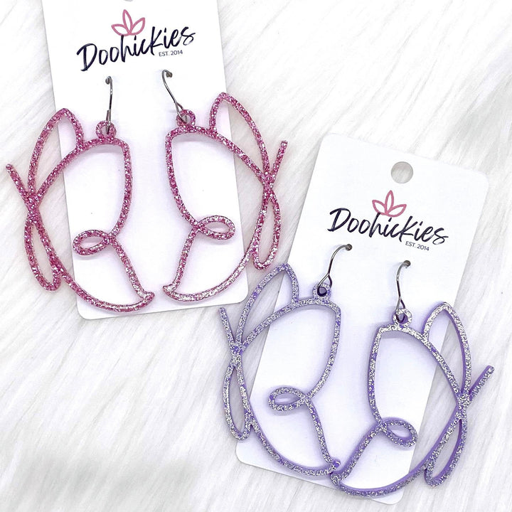 2.5" Butterfly Acrylics -Earrings-Earrings-Inspired by Justeen-Women's Clothing Boutique