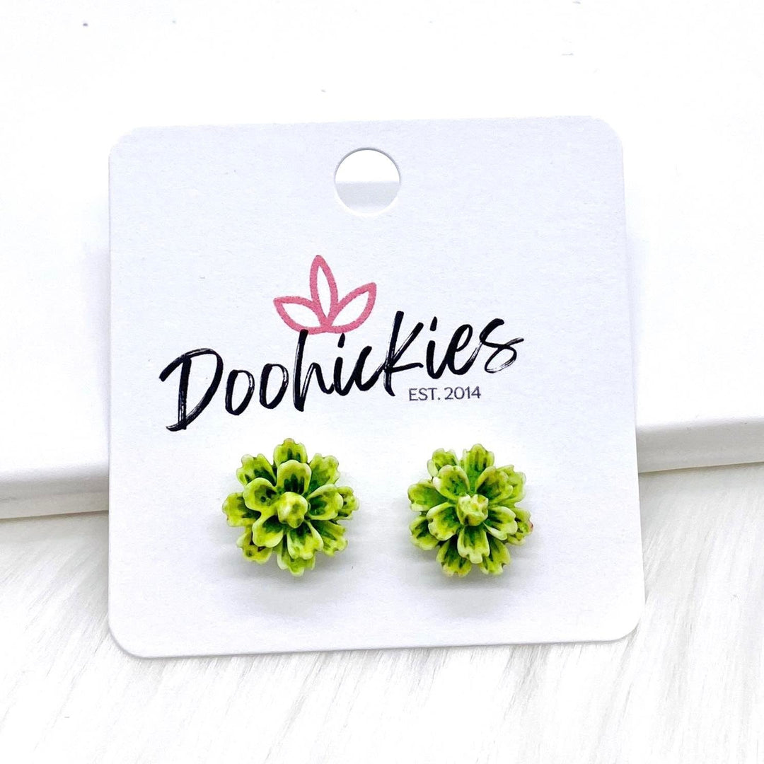 11mm Flower Singles -Earrings-Earrings-Inspired by Justeen-Women's Clothing Boutique