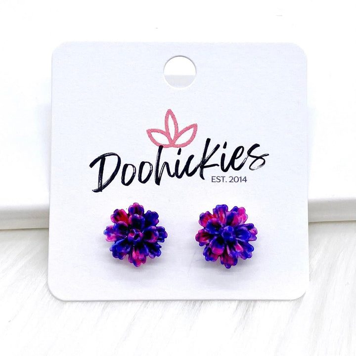 11mm Flower Singles -Earrings-Earrings-Inspired by Justeen-Women's Clothing Boutique