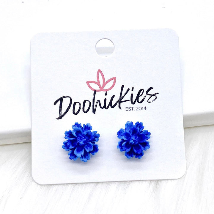 11mm Flower Singles -Earrings-Earrings-Inspired by Justeen-Women's Clothing Boutique