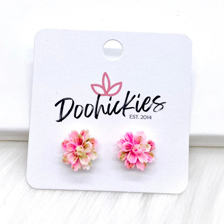 11mm Flower Singles -Earrings-Earrings-Inspired by Justeen-Women's Clothing Boutique