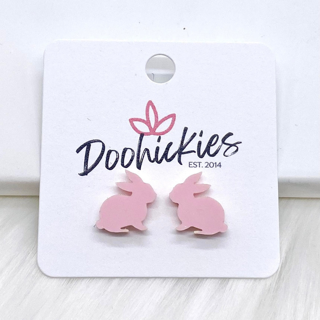 15mm Pastel Rabbits -Easter Earrings-Earrings-Inspired by Justeen-Women's Clothing Boutique