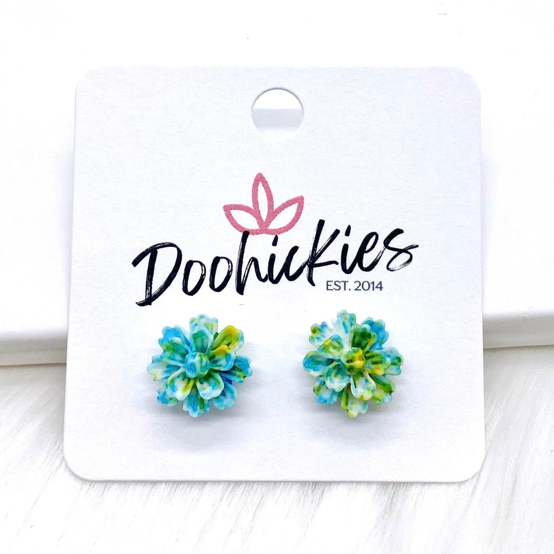 11mm Flower Singles -Earrings-Earrings-Inspired by Justeen-Women's Clothing Boutique