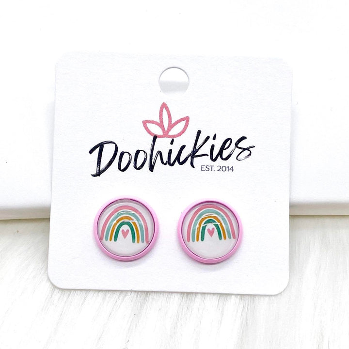 12mm Rainbows -Spring Earrings-Earrings-Inspired by Justeen-Women's Clothing Boutique