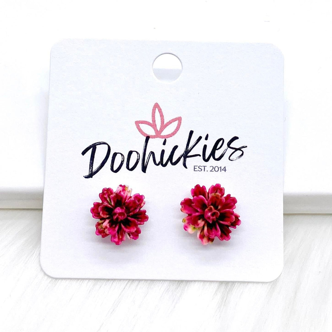 11mm Flower Singles -Earrings-Earrings-Inspired by Justeen-Women's Clothing Boutique