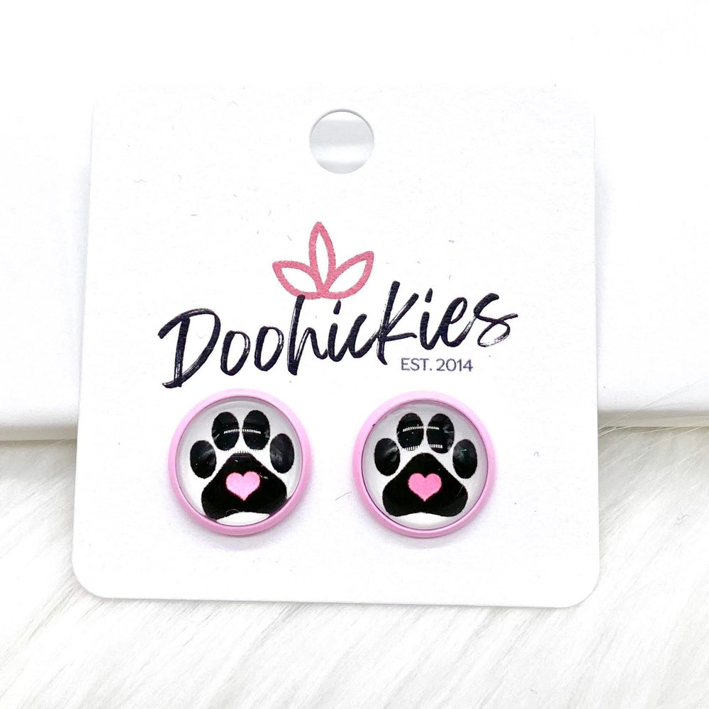 12mm Puppy Love Singles -Earrings-Earrings-Inspired by Justeen-Women's Clothing Boutique