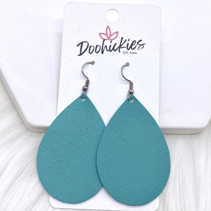 2" Daisy Mini Collection (Leather)- Earrings-Earrings-Inspired by Justeen-Women's Clothing Boutique