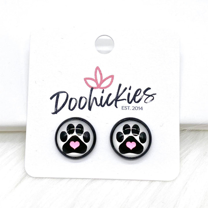 12mm Puppy Love Singles -Earrings-Earrings-Inspired by Justeen-Women's Clothing Boutique