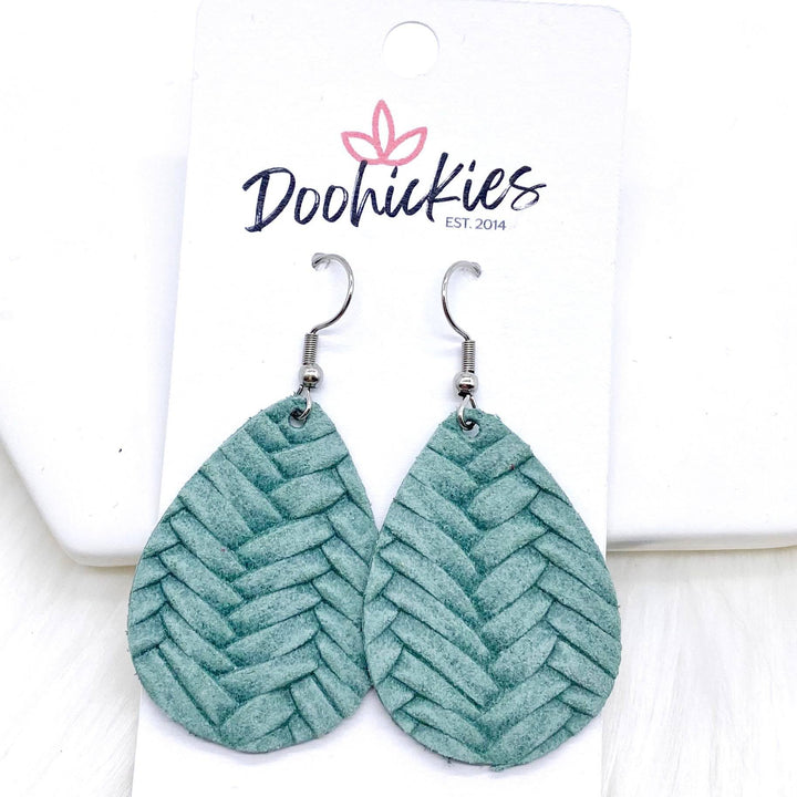 1.5" Pastel Braided Itty Bitties -Earrings-Earrings-Inspired by Justeen-Women's Clothing Boutique