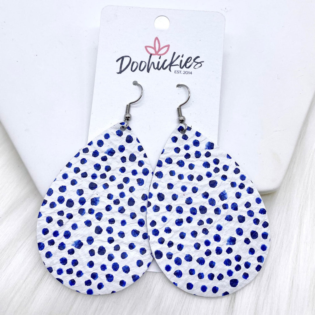 2.5" Blueberry Palm Mini Collection -Summer Earrings-Earrings-Inspired by Justeen-Women's Clothing Boutique
