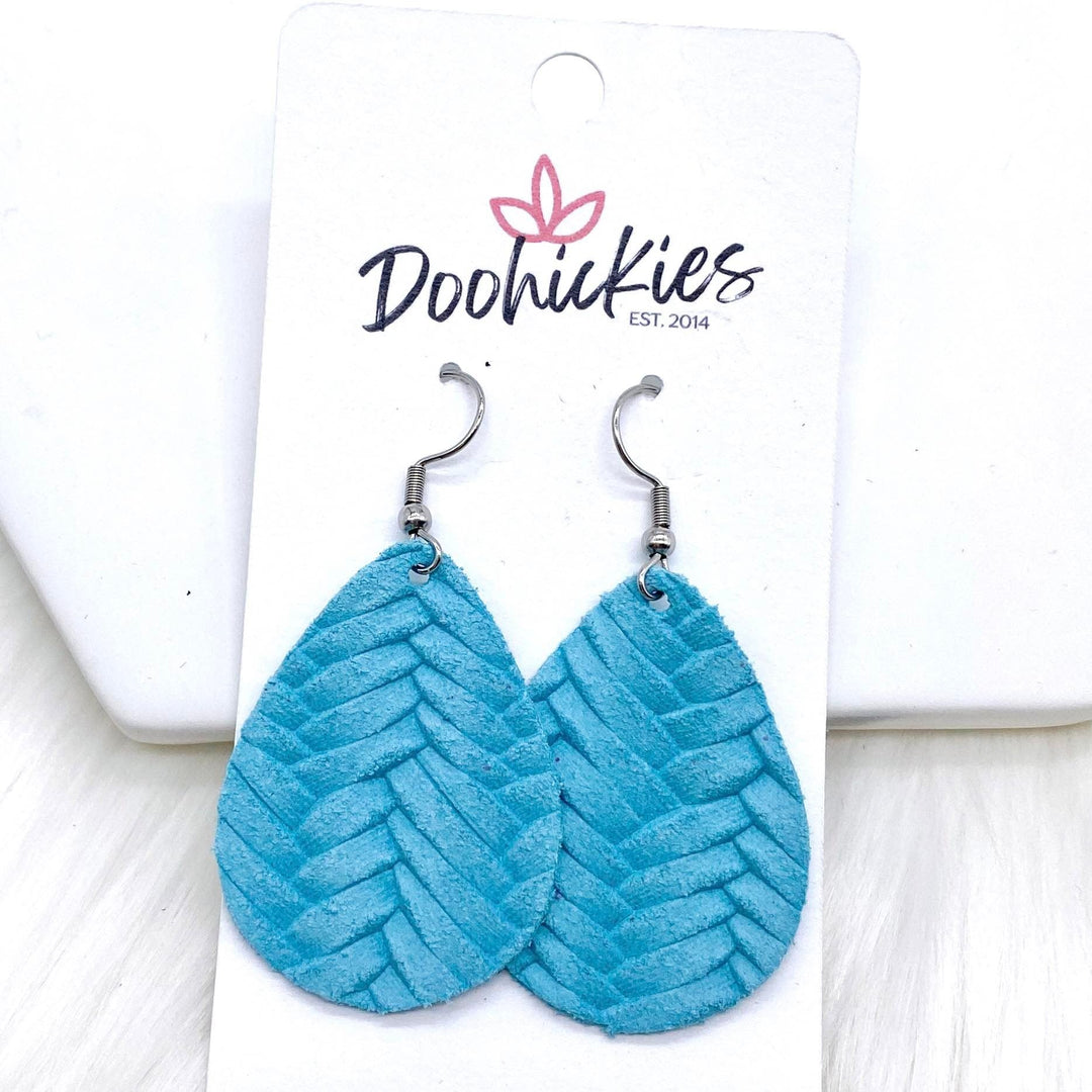 1.5" Bright Braided Itty Bitties -Summer Earrings-Earrings-Inspired by Justeen-Women's Clothing Boutique