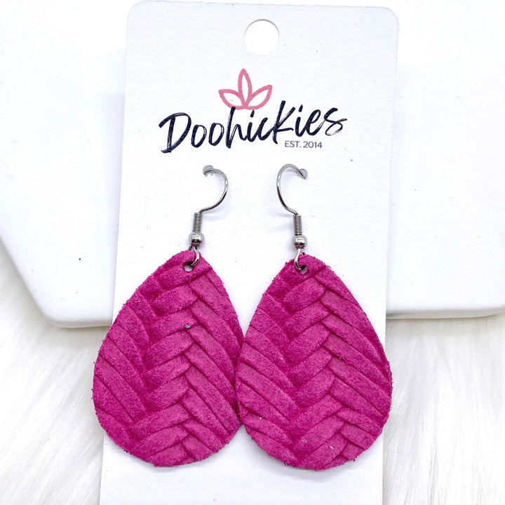 1.5" Bright Braided Itty Bitties -Summer Earrings-Earrings-Inspired by Justeen-Women's Clothing Boutique