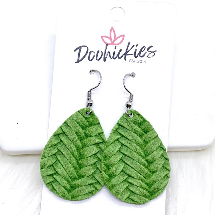 1.5" Bright Braided Itty Bitties -Summer Earrings-Earrings-Inspired by Justeen-Women's Clothing Boutique