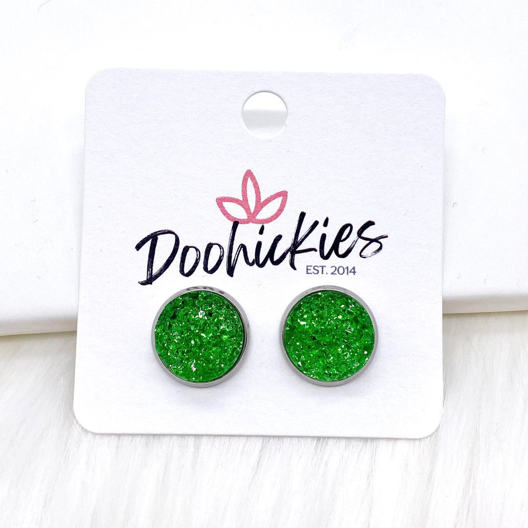 12mm Sparkle Spirit Studs -Sports Earrings-Earrings-Inspired by Justeen-Women's Clothing Boutique