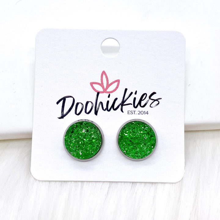 12mm Sparkle Spirit Studs -Sports Earrings-Earrings-Inspired by Justeen-Women's Clothing Boutique