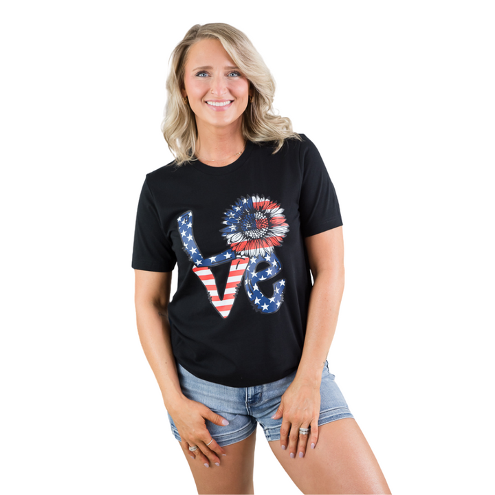 American Love Tee-BT Graphic Tee-Inspired by Justeen-Women's Clothing Boutique