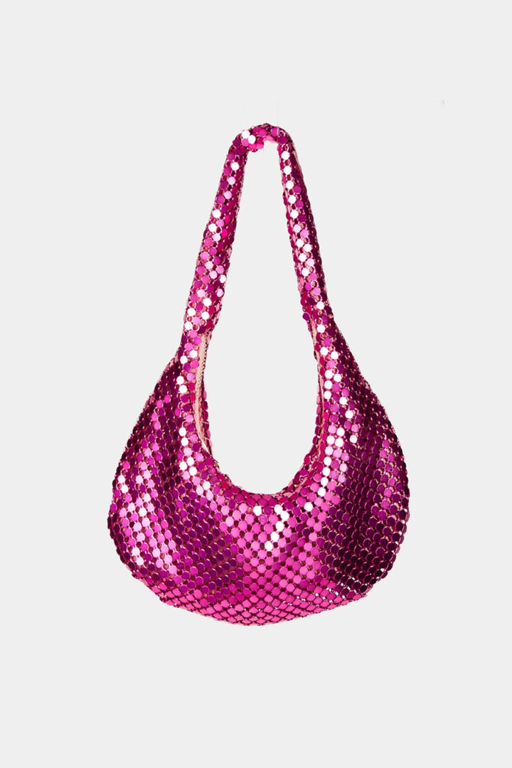 Fame Sequin Disc Handbag-200 Purses/Bags-Inspired by Justeen-Women's Clothing Boutique