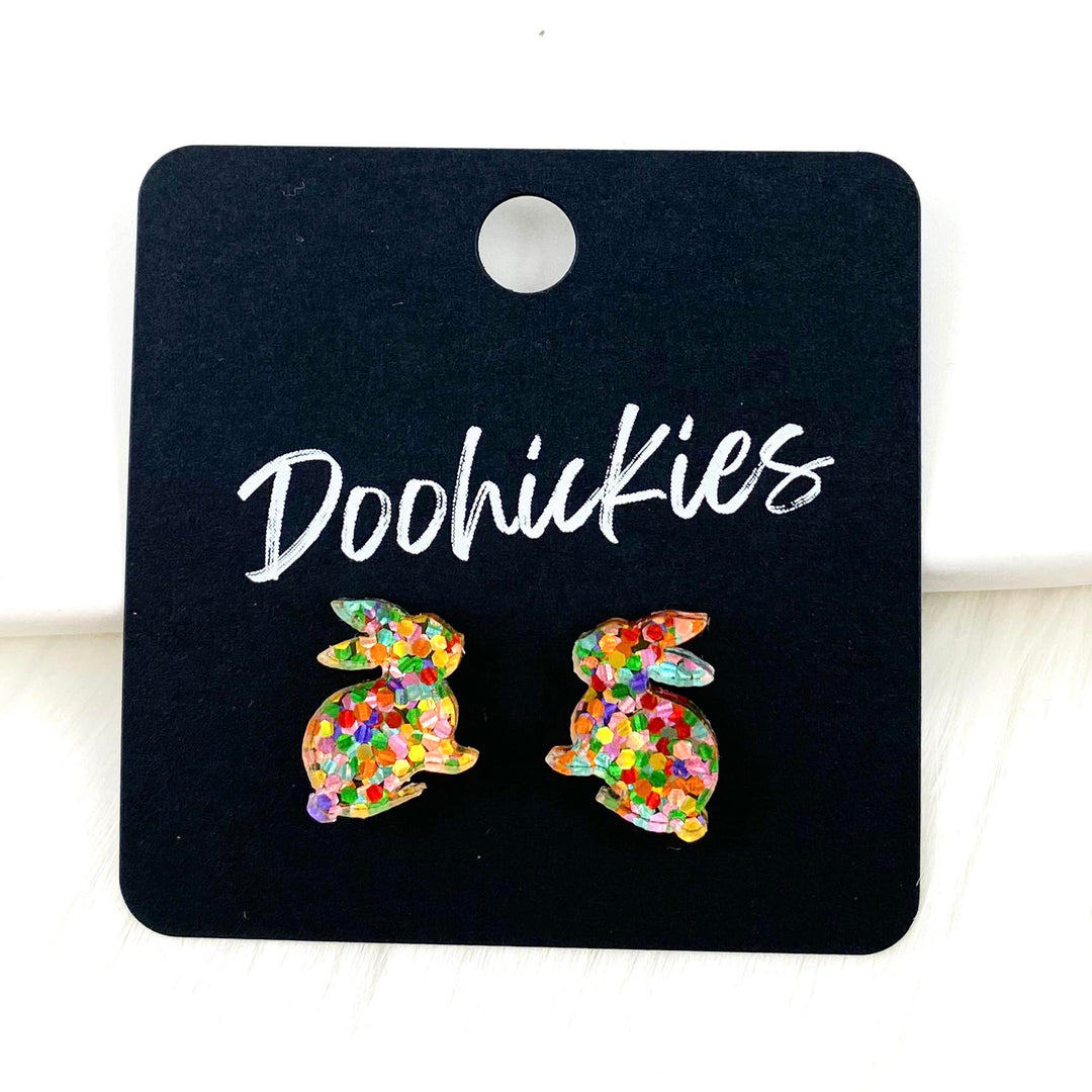 15mm Daisy Candy Rabbits -Easter Earrings-Earrings-Inspired by Justeen-Women's Clothing Boutique