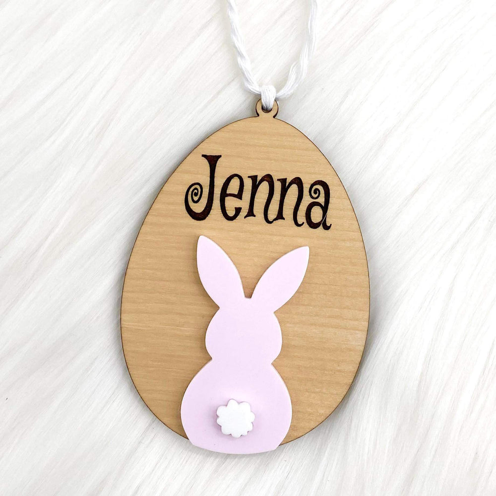 4" Custom Pastel Easter Egg Tag-Inspired by Justeen-Women's Clothing Boutique