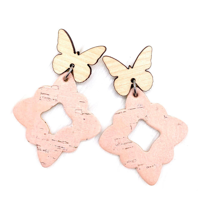 2.25" Butterfly Lacie Dangles -Spring Earrings-Earrings-Inspired by Justeen-Women's Clothing Boutique