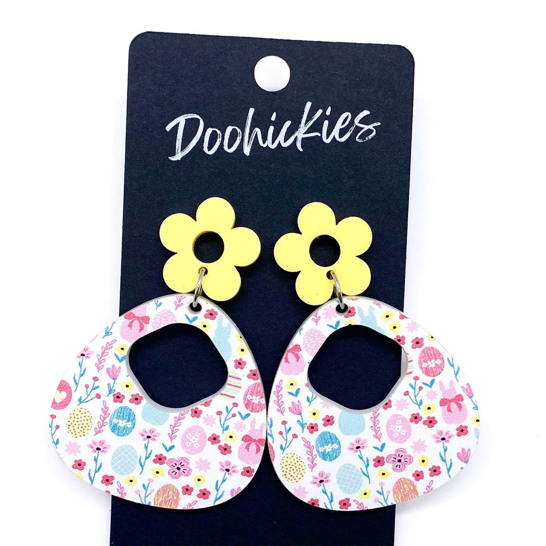 2" Easter Vibes Lil' Carmen Dangles - Easter Acrylic Earrings-Inspired by Justeen-Women's Clothing Boutique