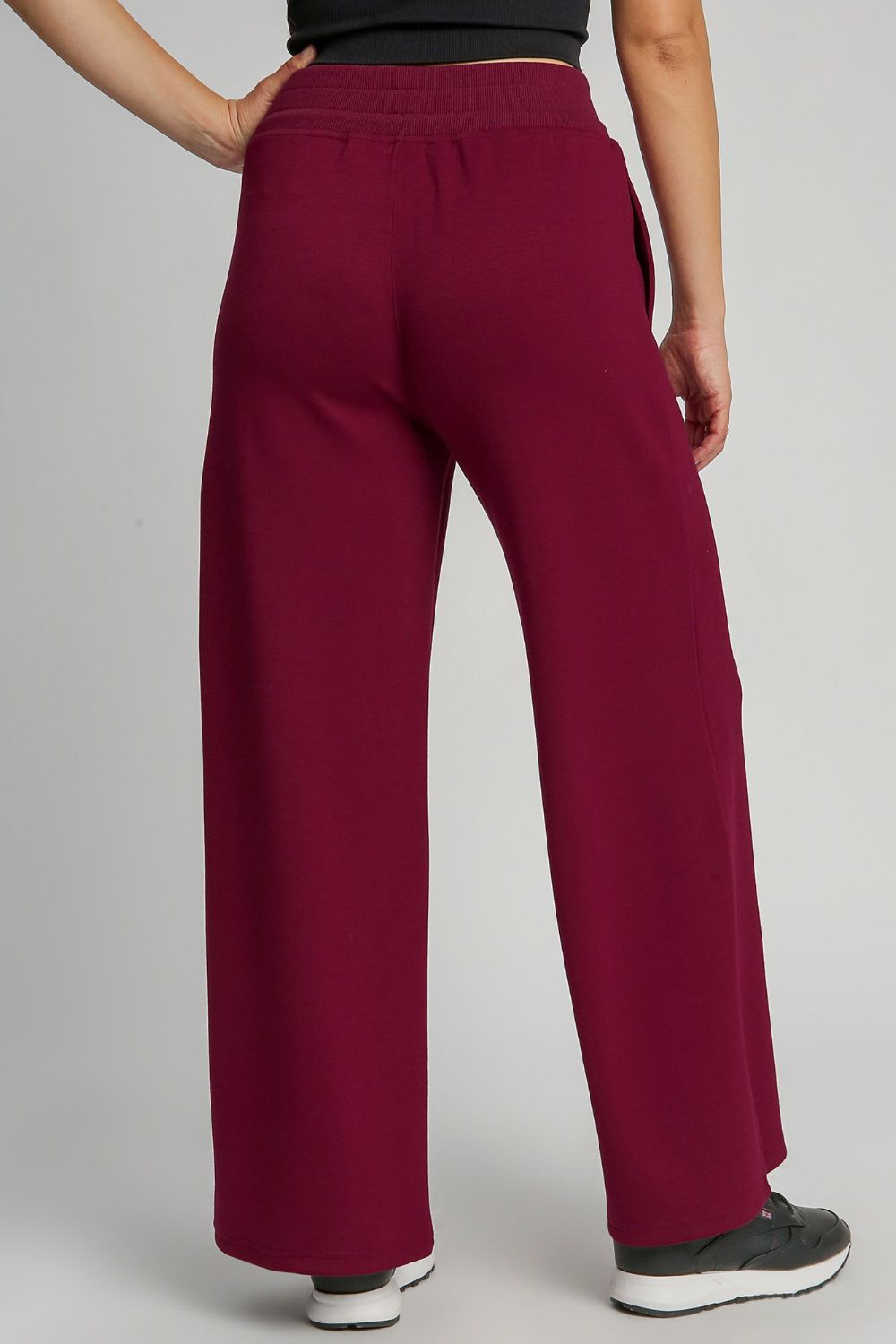 Umgee Full Size Drawstring Wide Leg Pants with Pockets-Pants-Inspired by Justeen-Women's Clothing Boutique