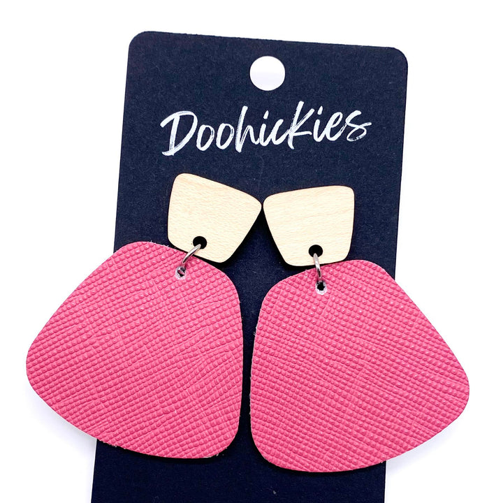 2" The Julianna Collection- Spring Leather Earrings-Earrings-Inspired by Justeen-Women's Clothing Boutique