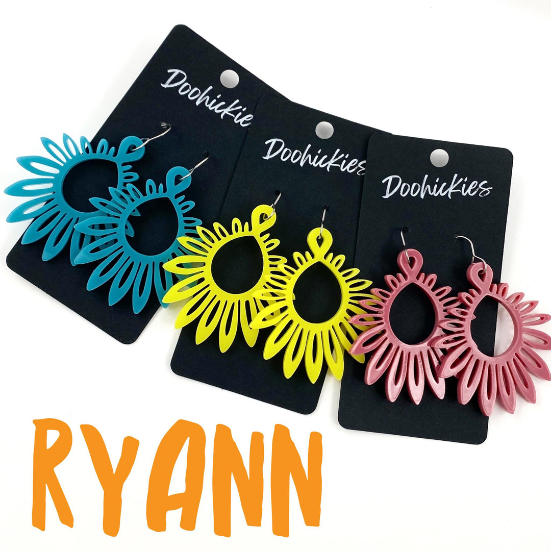 2" The Ryann Cutouts- Spring Earrings-Earrings-Inspired by Justeen-Women's Clothing Boutique