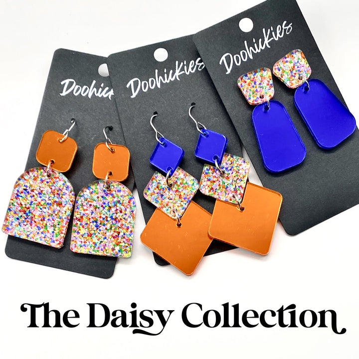 The Daisy Collection- Summer Acrylic Earrings-Earrings-Inspired by Justeen-Women's Clothing Boutique