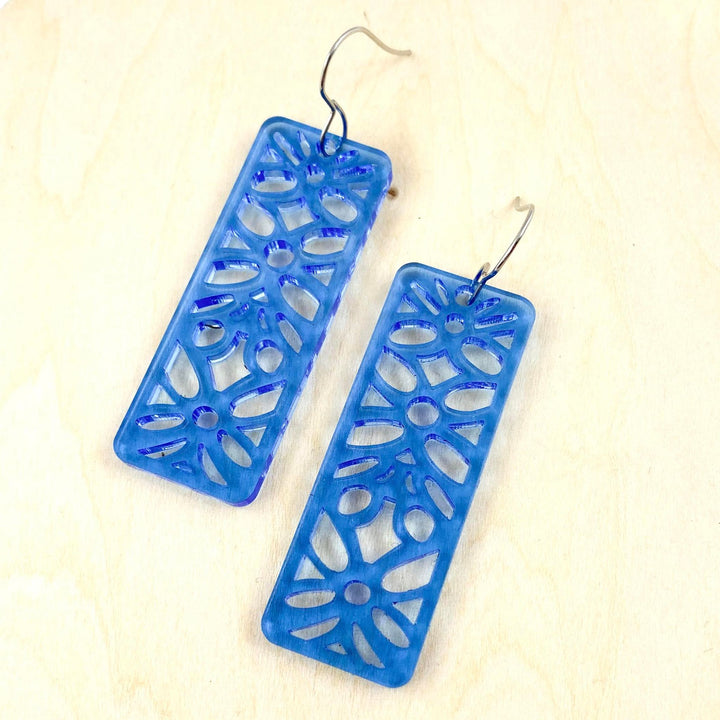 2" The Translucent Brooklynn Cutouts- Spring Acrylic Earrings-Earrings-Inspired by Justeen-Women's Clothing Boutique