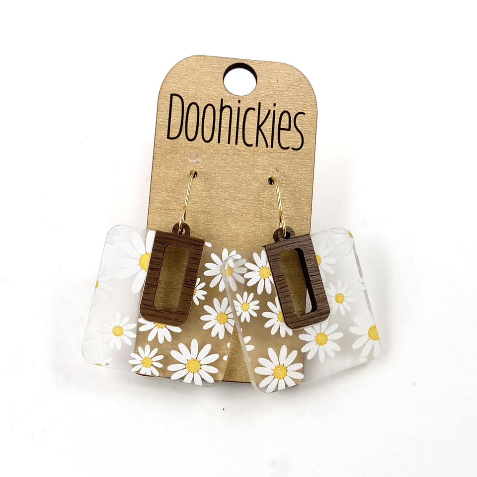 Spring Floral Bellas - Acrylic Earrings-Inspired by Justeen-Women's Clothing Boutique