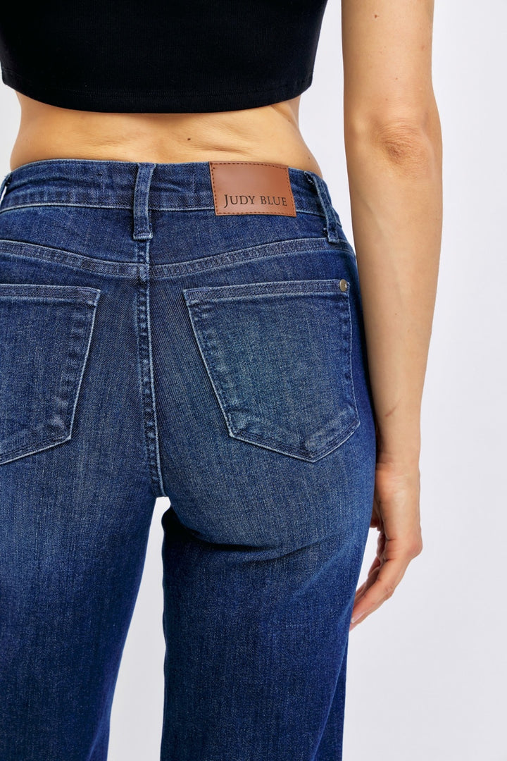 Judy Blue Full Size High Waist Tummy Control Straight Jeans-Denim-Inspired by Justeen-Women's Clothing Boutique