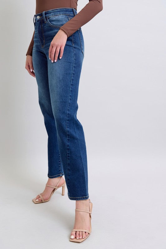 Judy Blue Full Size Side Seam Detail Straight Jeans with Pockets-Denim-Inspired by Justeen-Women's Clothing Boutique