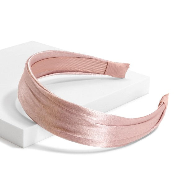 Satin Wrapped Headband-Headbands-Inspired by Justeen-Women's Clothing Boutique in Chicago, Illinois