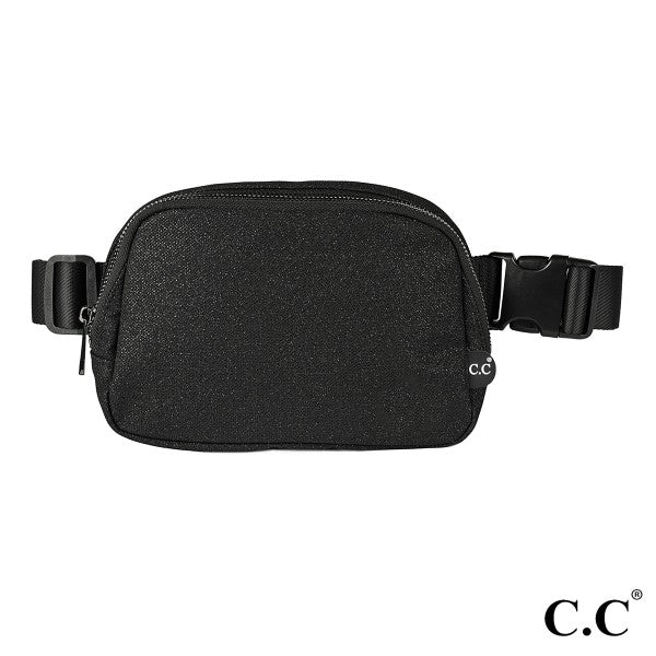 C.C. Brand Glitter Tiny Mesh Fanny Pack-Purses-Inspired by Justeen-Women's Clothing Boutique in Chicago, Illinois