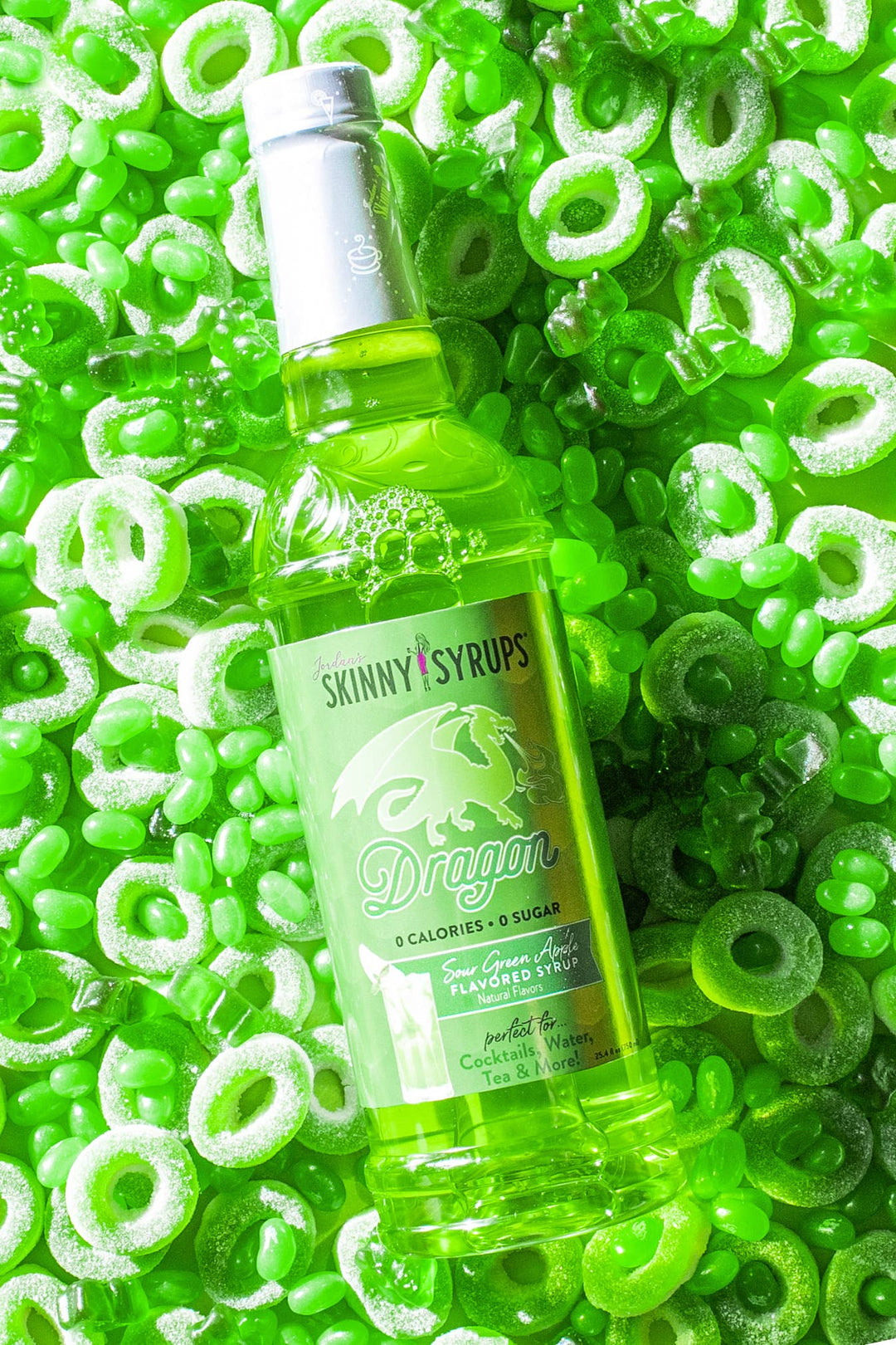 Jordan's Skinny Mixes, Sugar Free Sour Dragon Syrup-Beverages-Inspired by Justeen-Women's Clothing Boutique in Chicago, Illinois
