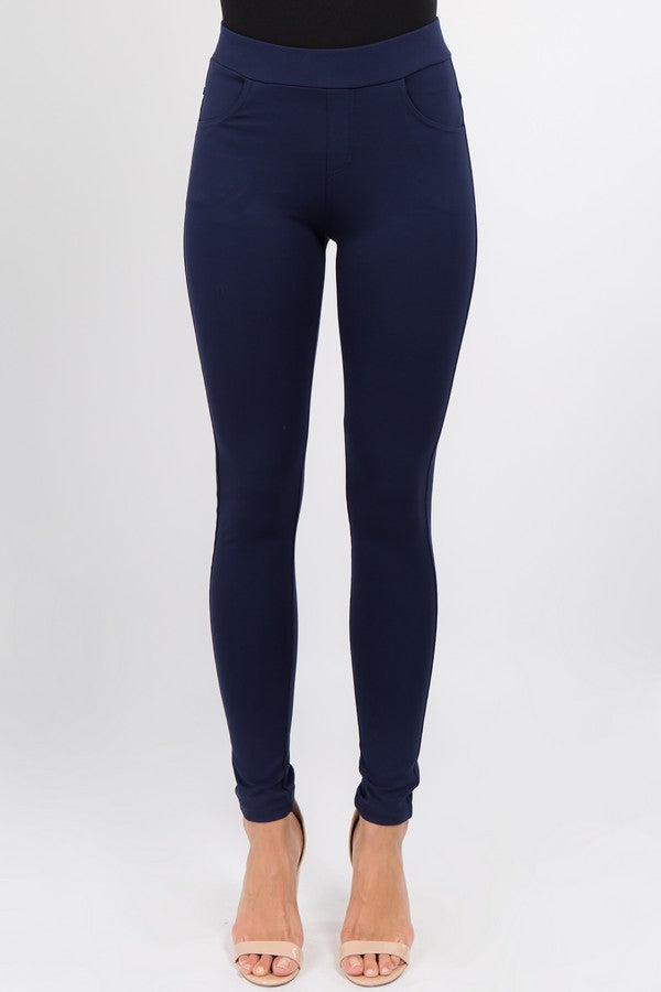 My Perfect Ponte Pants in Navy-Yelete-Inspired by Justeen-Women's Clothing Boutique