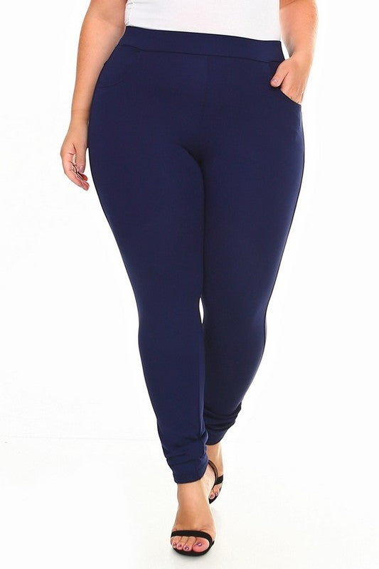 My Perfect Ponte Pants in Navy-Yelete-Inspired by Justeen-Women's Clothing Boutique