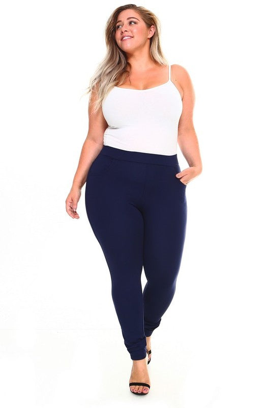 My Perfect Ponte Pants in Navy-Yelete-Inspired by Justeen-Women's Clothing Boutique