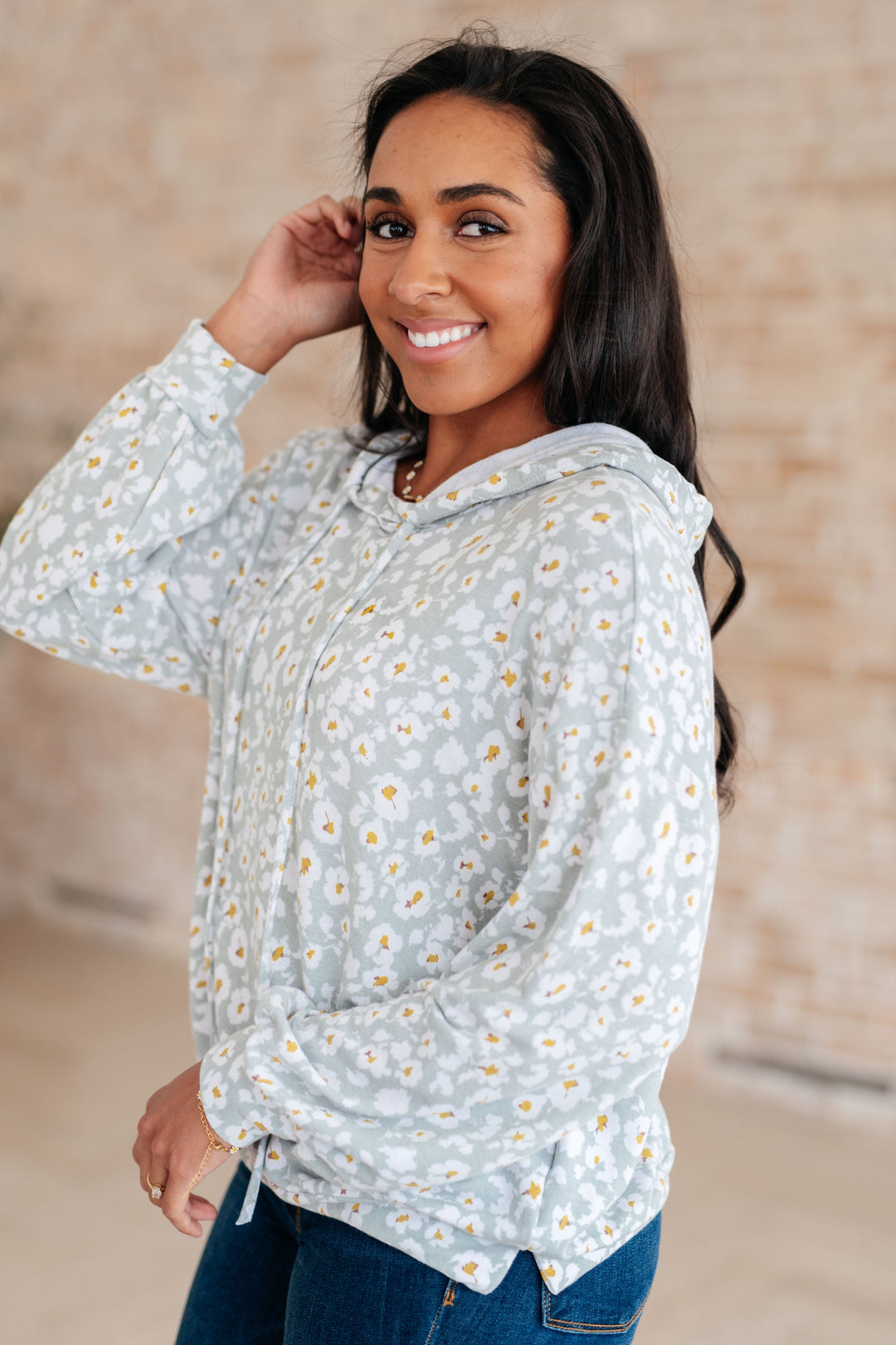 A Touch of Pollen Pullover-Sweaters/Sweatshirts-Inspired by Justeen-Women's Clothing Boutique