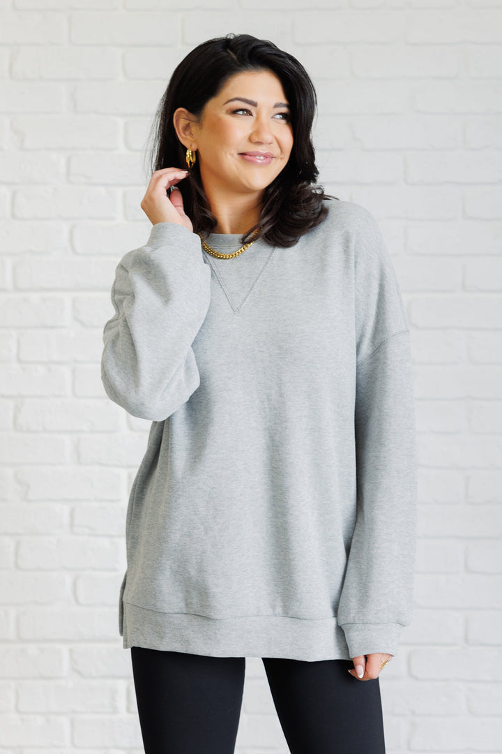 Adjust Your Expectations Relaxed Pullover-Sweaters/Sweatshirts-Inspired by Justeen-Women's Clothing Boutique