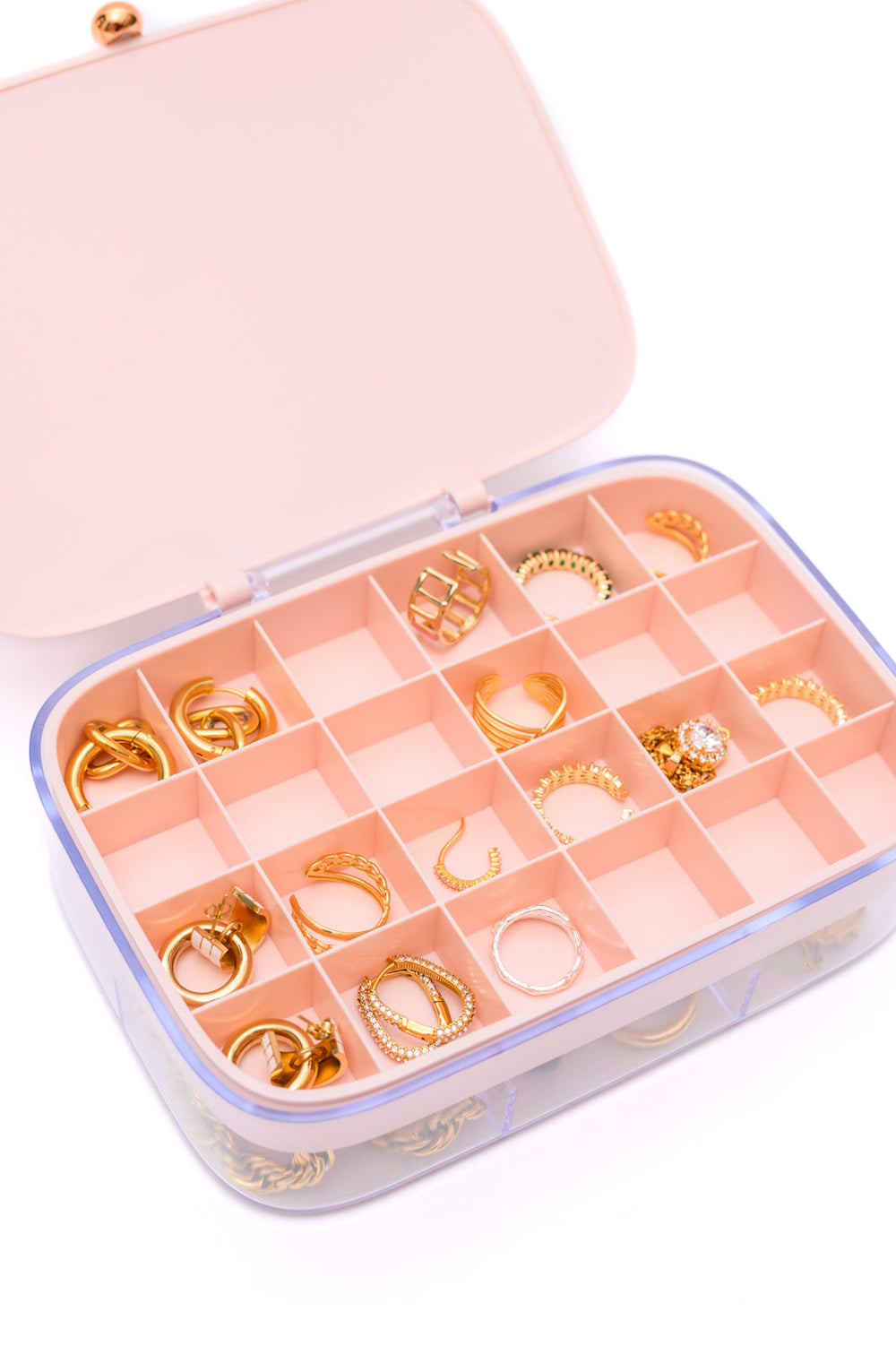 All Sorted Out Jewelry Storage Case in Pink-220 Beauty/Gift-Inspired by Justeen-Women's Clothing Boutique in Chicago, Illinois