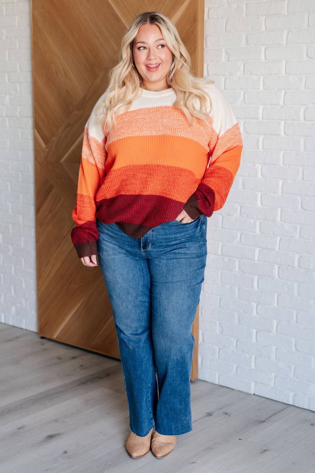 All Too Well Color Block Sweater-Sweaters/Sweatshirts-Inspired by Justeen-Women's Clothing Boutique