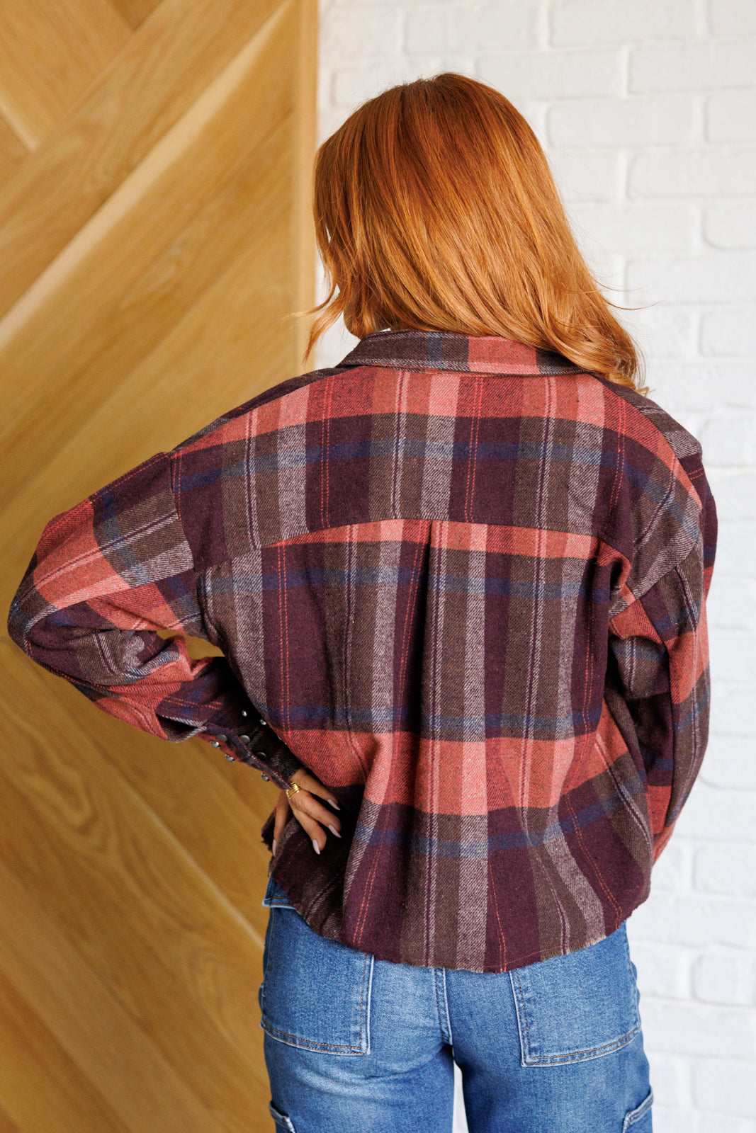 Already There Plaid Shacket-Outerwear-Inspired by Justeen-Women's Clothing Boutique